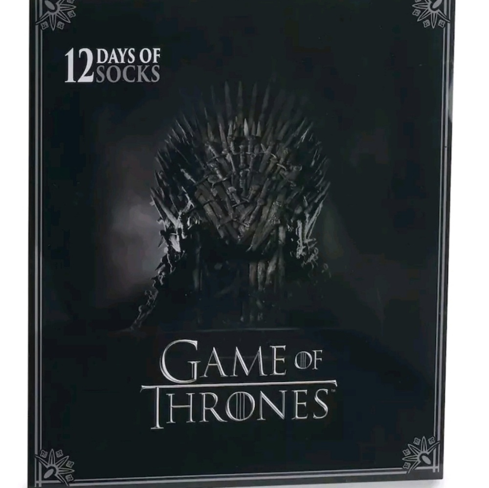 Game of Thrones 12 Days of Socks, Men's Size 6-12
